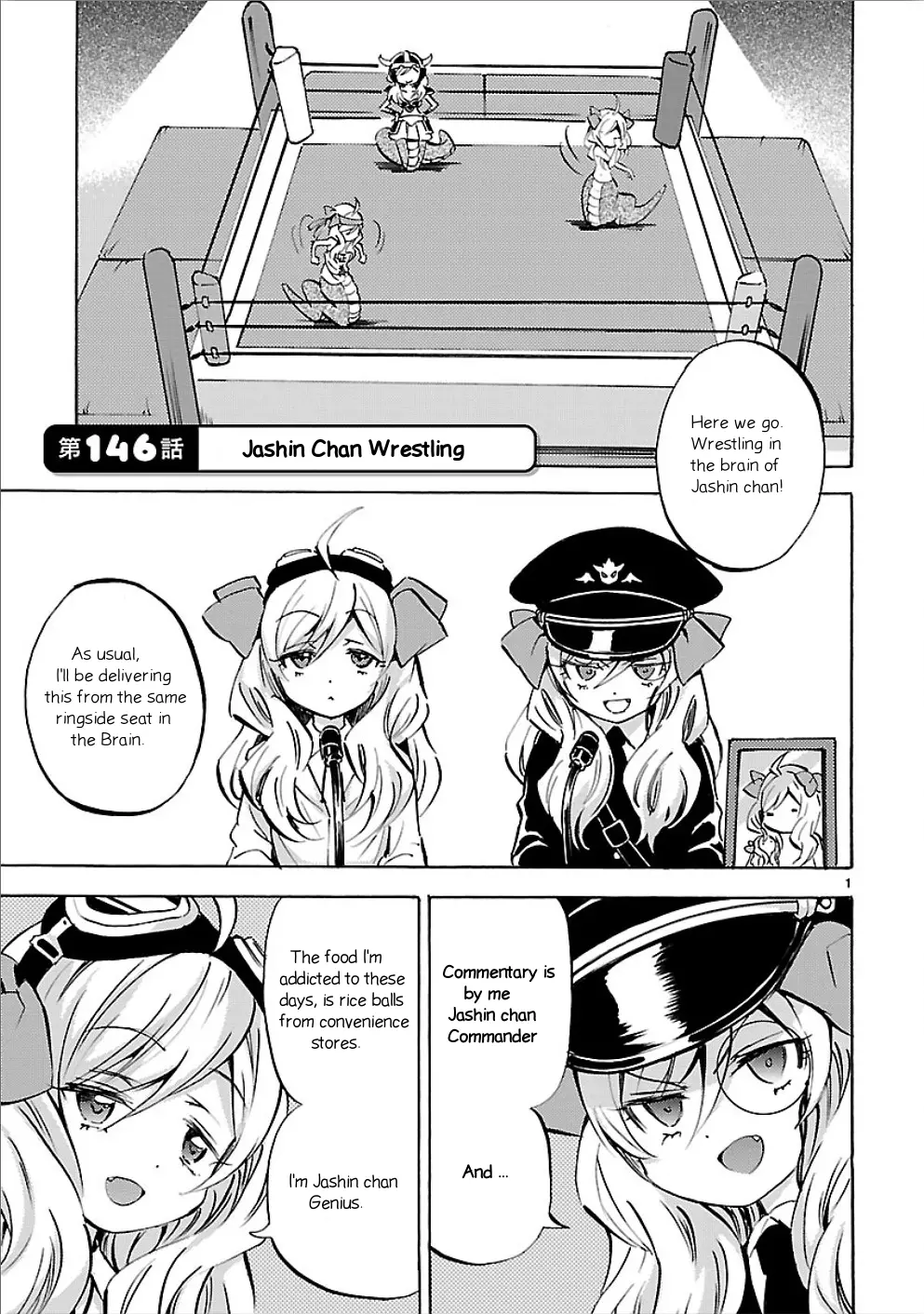 Jashin-chan Dropkick - 146 page 1