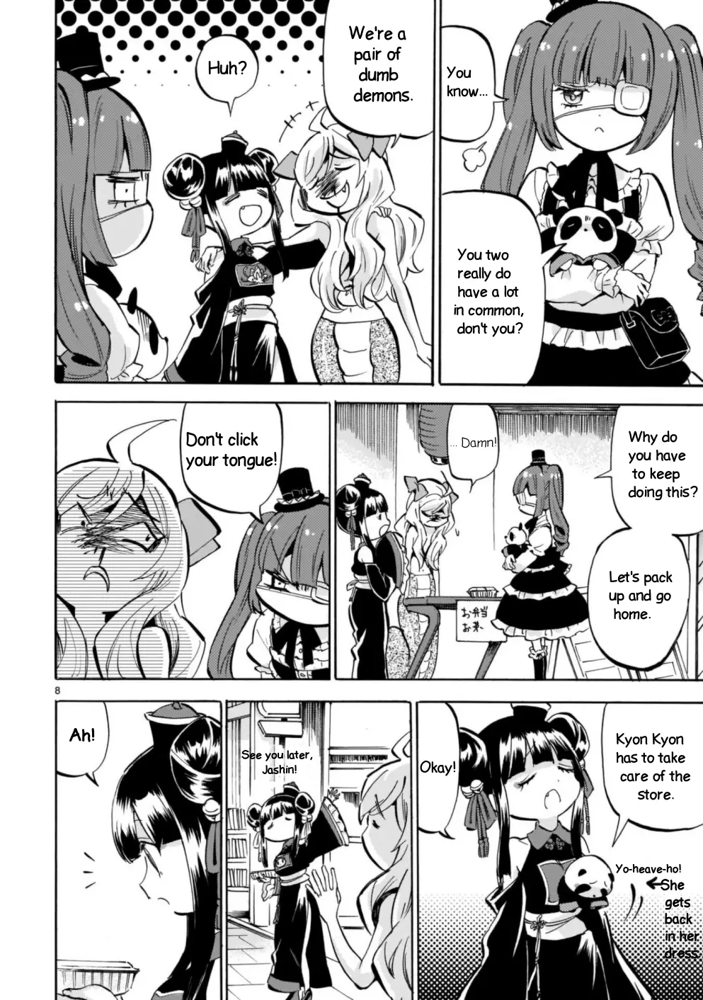 Jashin-chan Dropkick - 190 page 8