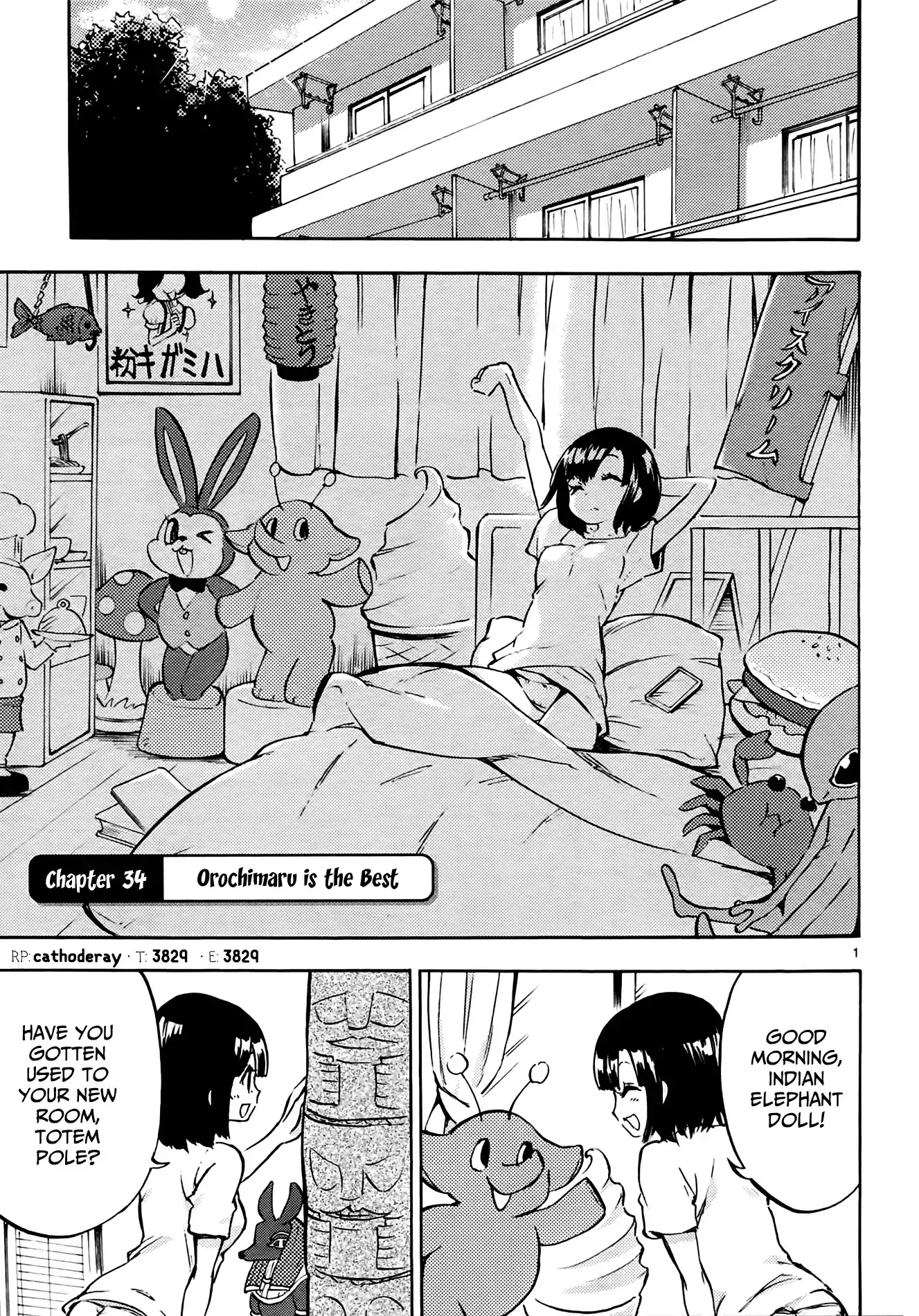 Jashin-chan Dropkick - 34 page 1