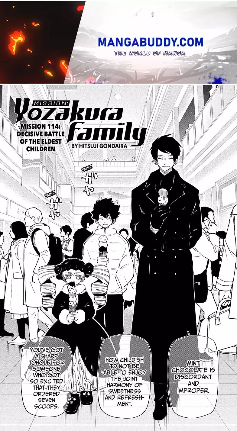 Mission: Yozakura Family - 114 page 1-d0ee8452