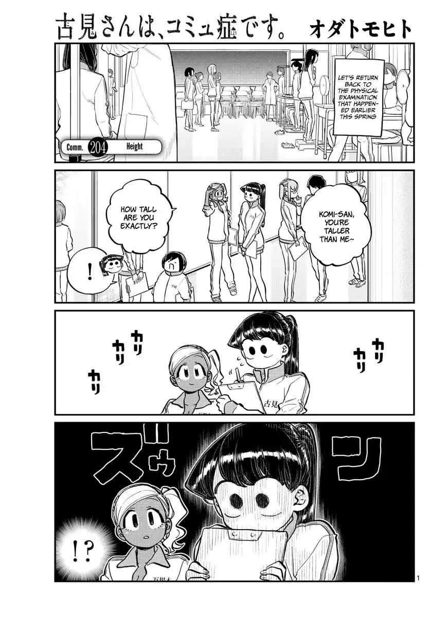 Komi-san wa Komyushou Desu - 204 page 0