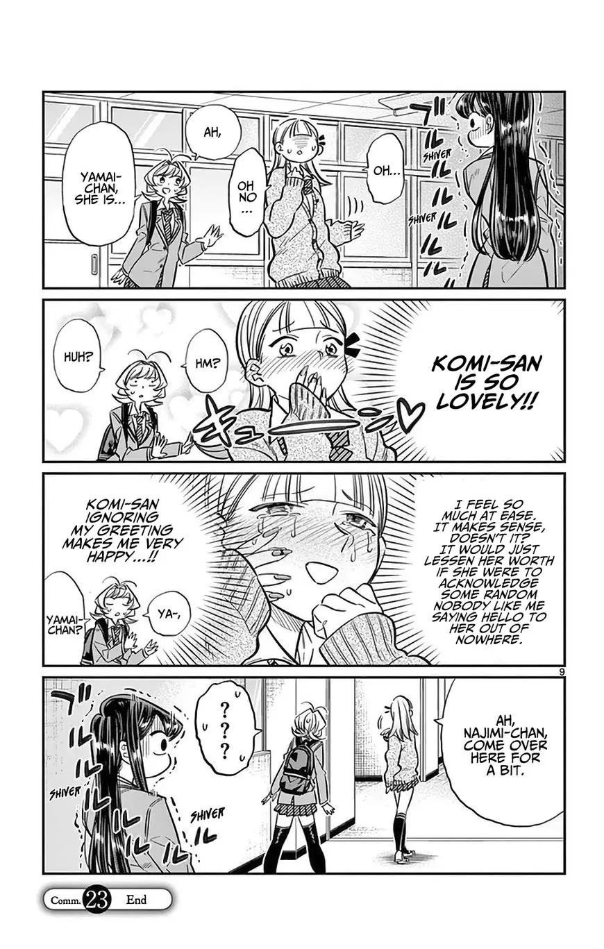 Komi-san wa Komyushou Desu - 23 page 9