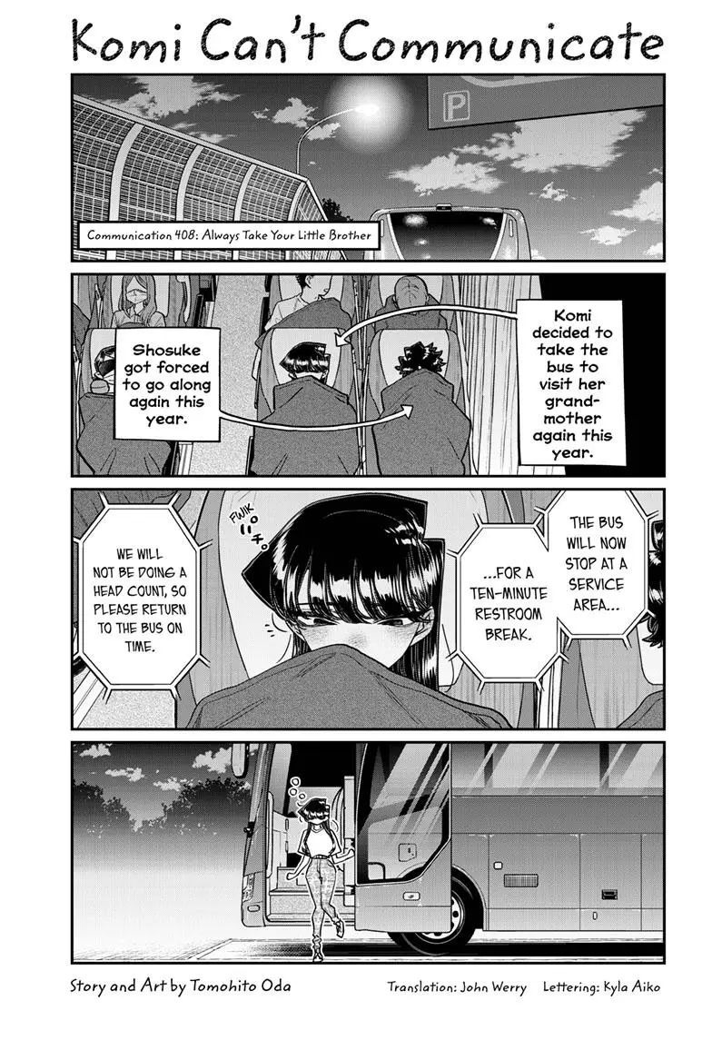 Komi-san wa Komyushou Desu - 408 page 1-c60fde0d