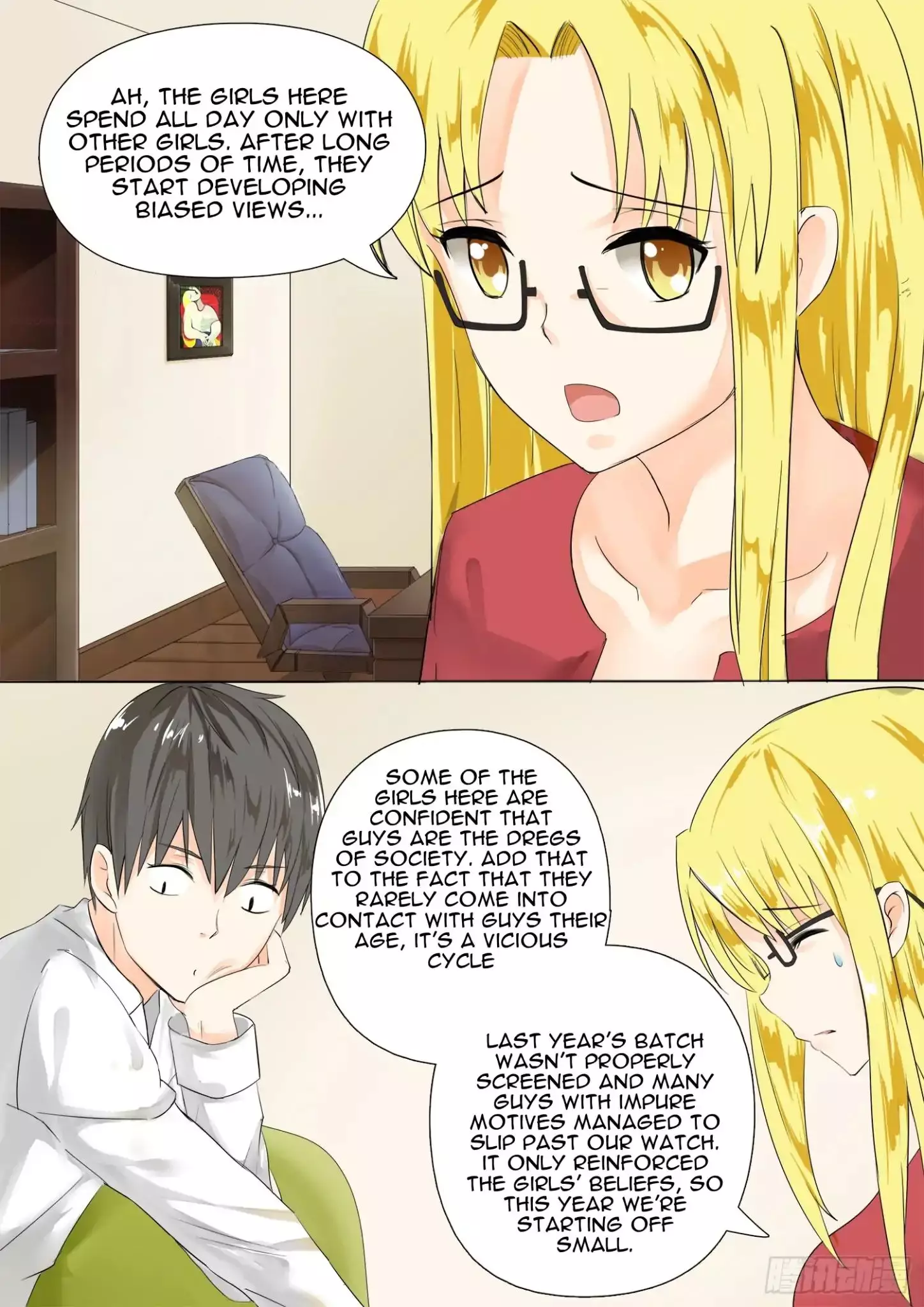 The Boy in the All-Girls School - 4 page 3