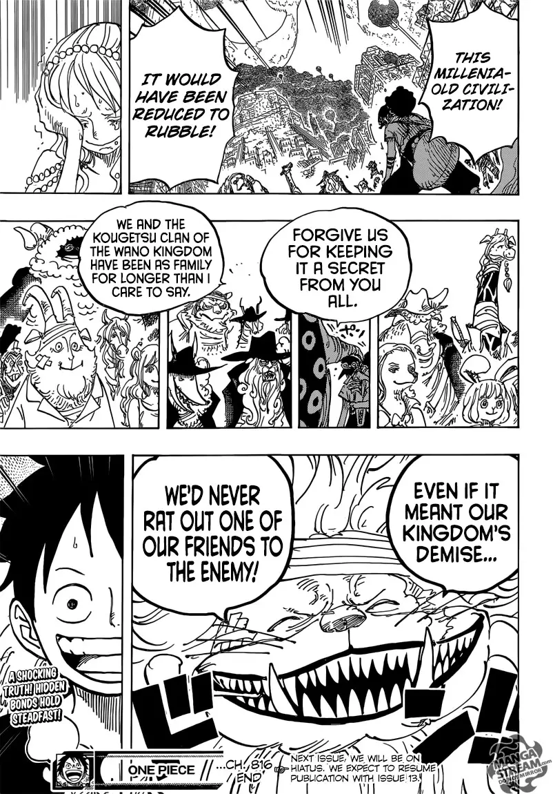 One Piece - 816 page 019