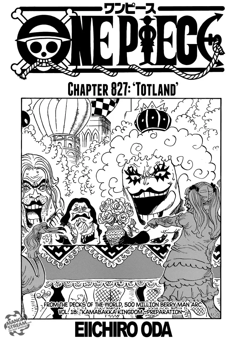 One Piece - 827 page 001