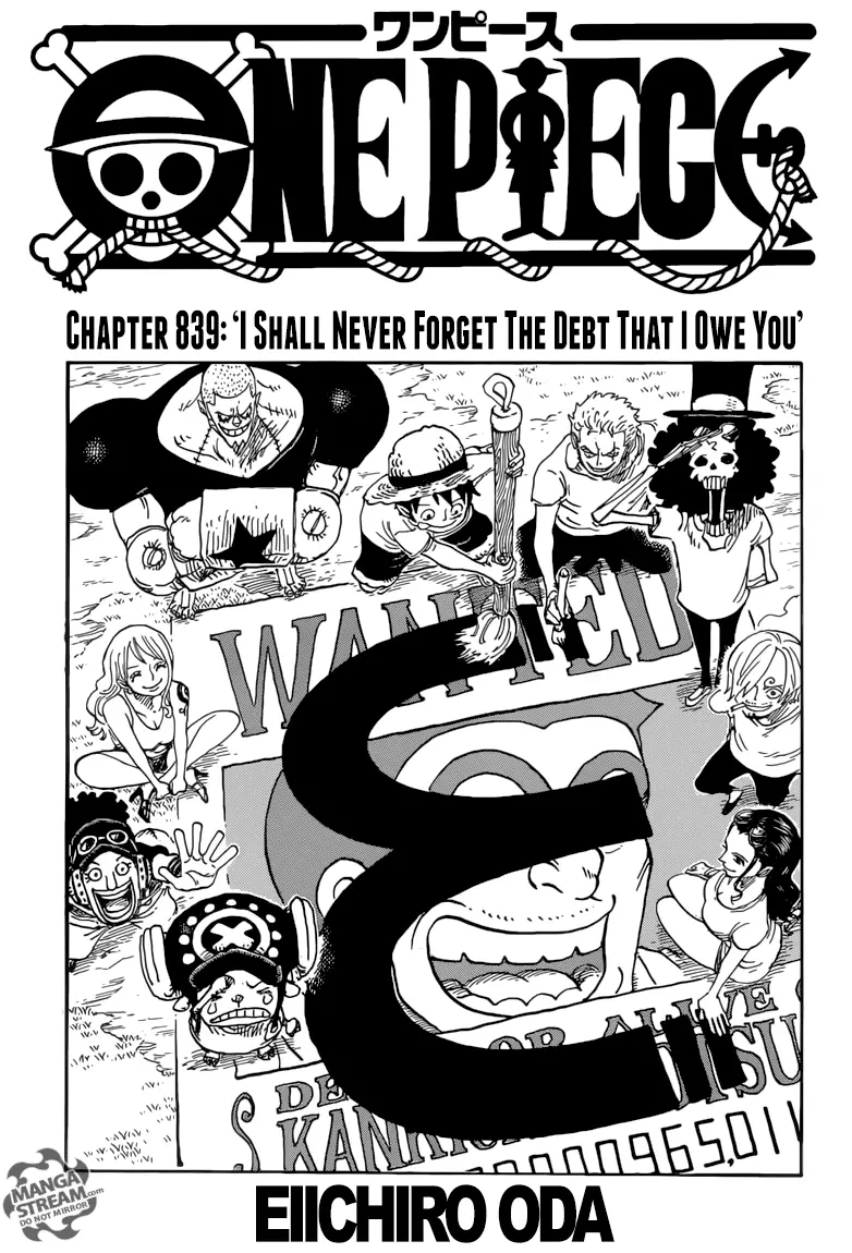 One Piece - 839 page 1