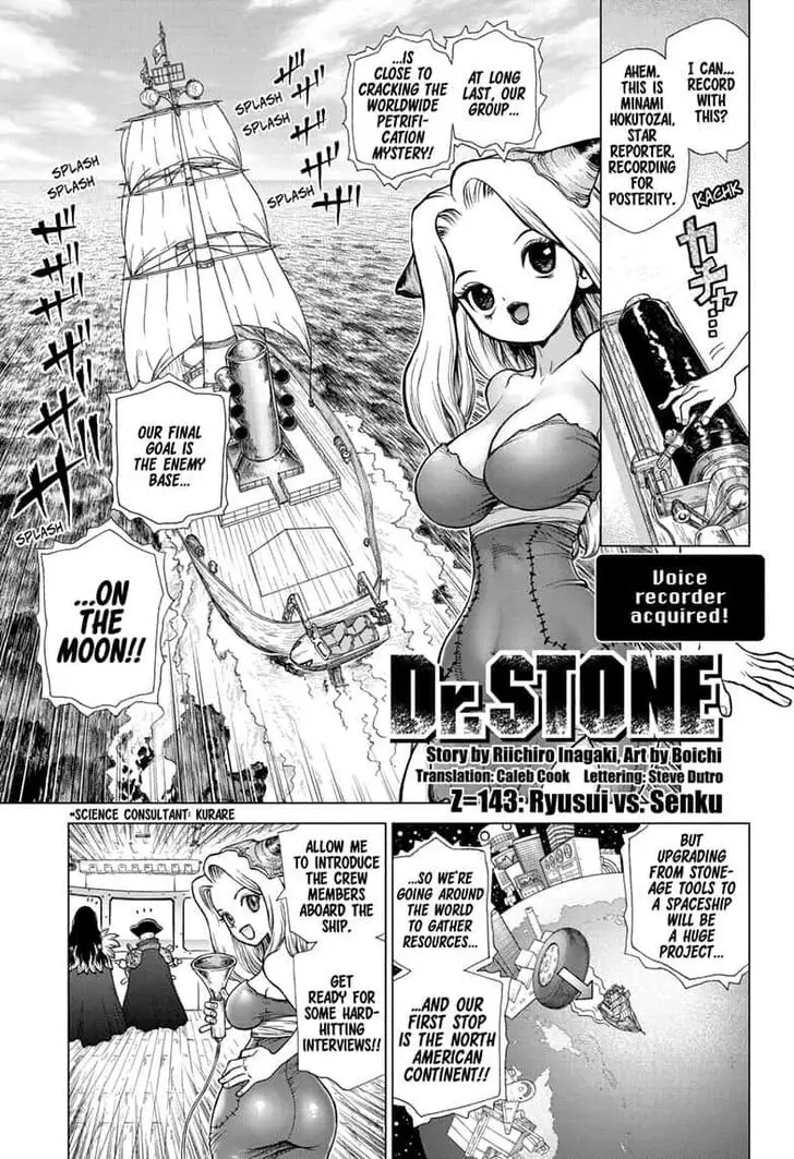 Dr. Stone - 143 page 1