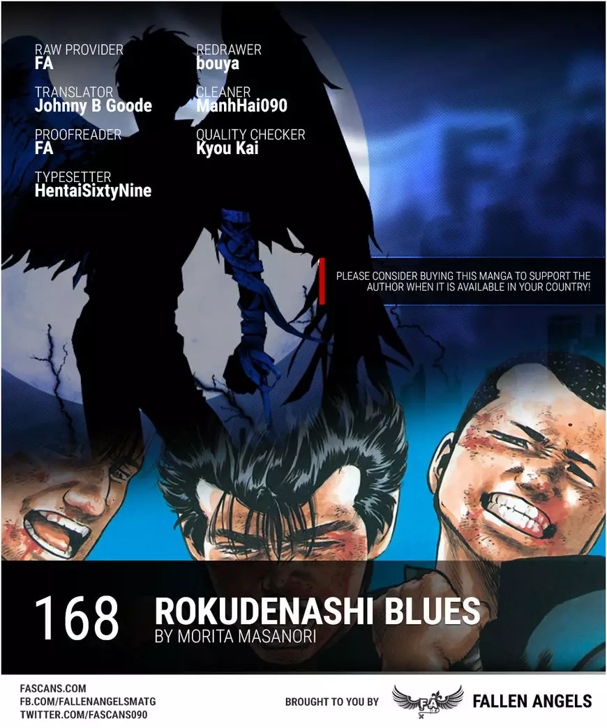 Rokudenashi Blues - 168 page 1