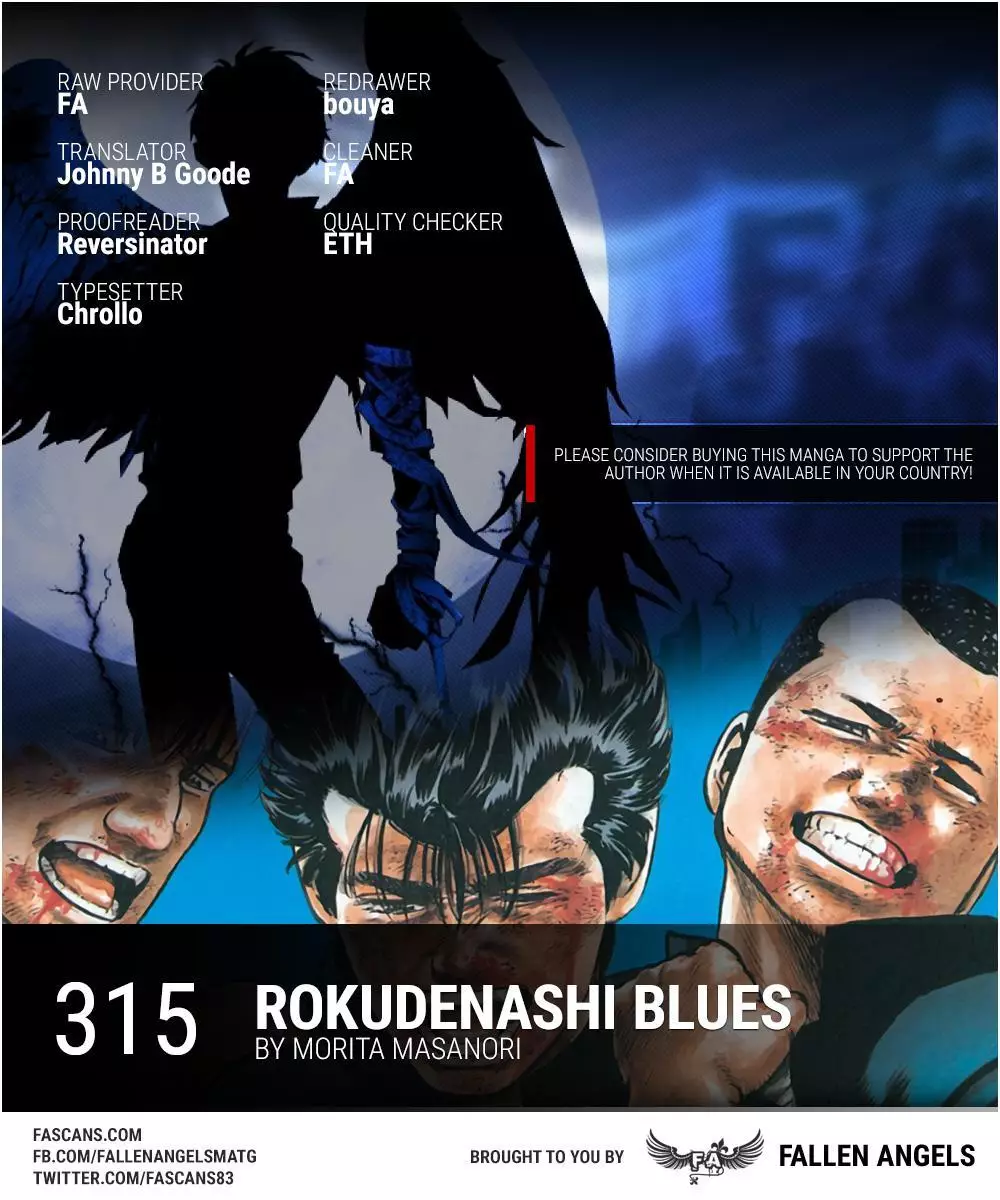 Rokudenashi Blues - 315 page 1-ce859659