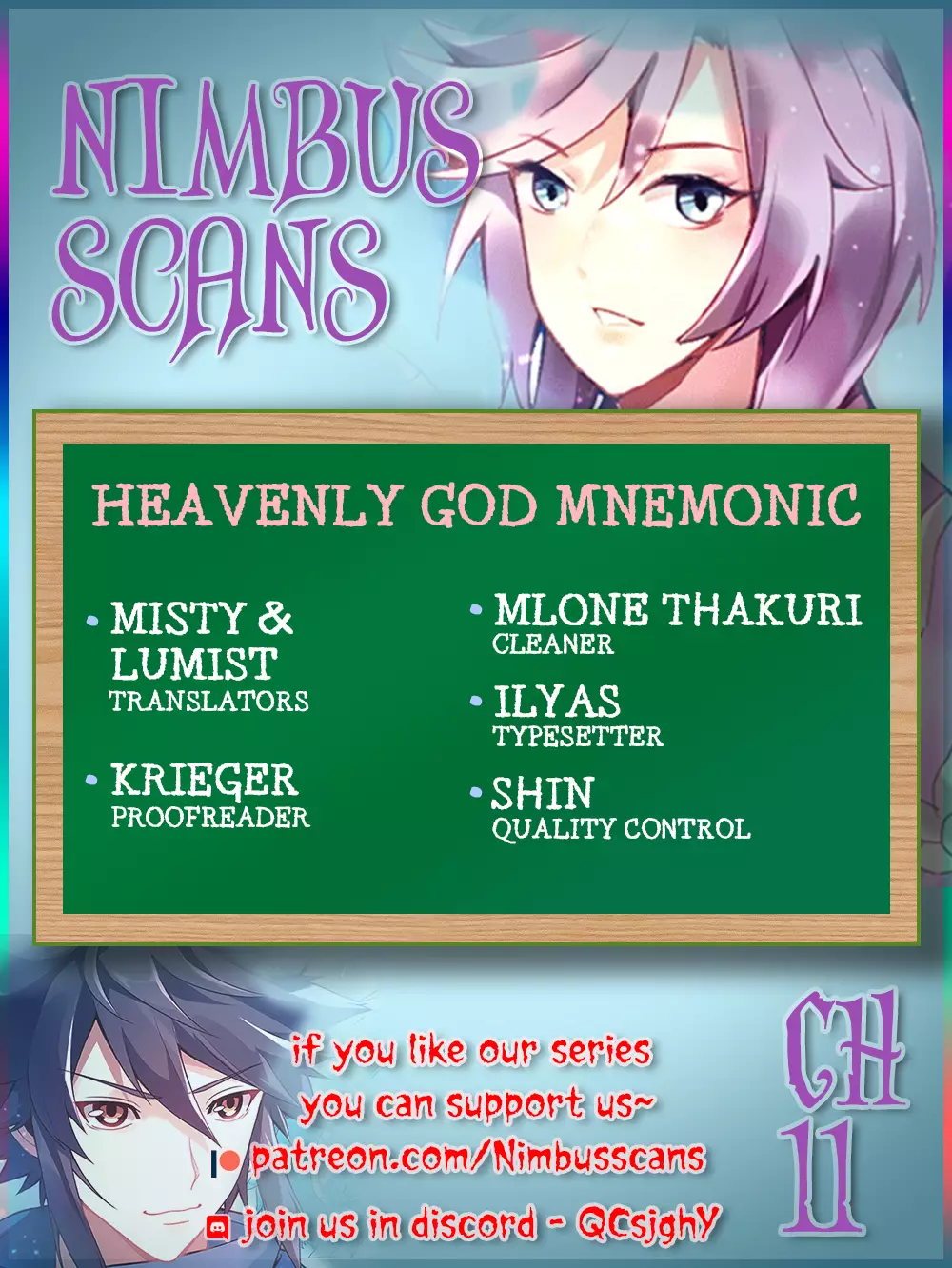 Heavenly God Mnemonic - 11 page 1