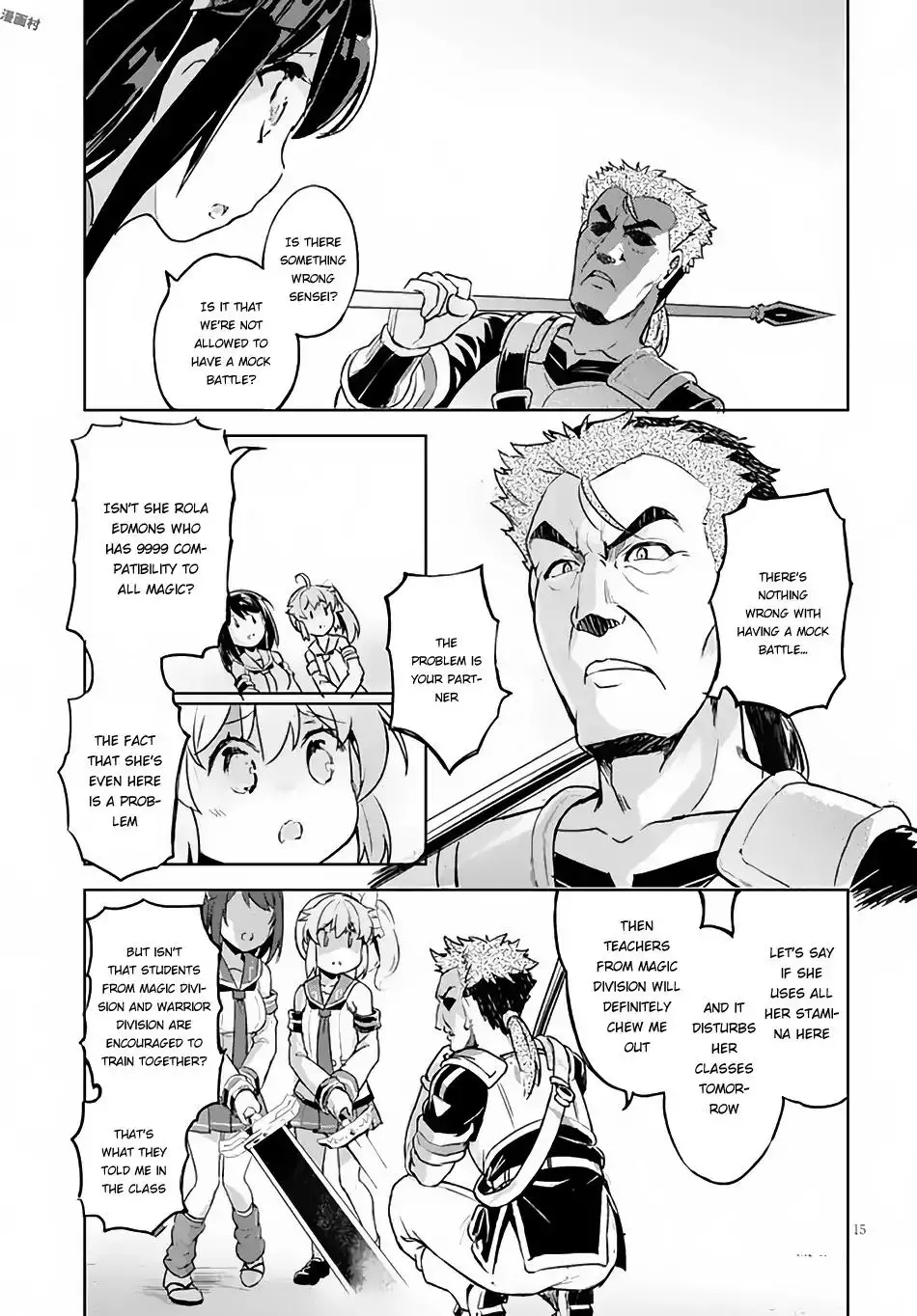 Kenshi o Mezashite Nyūgaku Shitanoni Mahō Tekisei 9999 Nandesukedo!? - 4 page 15