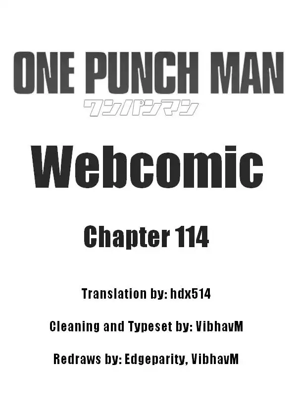 Onepunch-Man (ONE) - 114 page 0