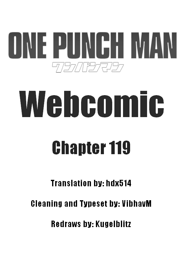 Onepunch-Man (ONE) - 119 page 1