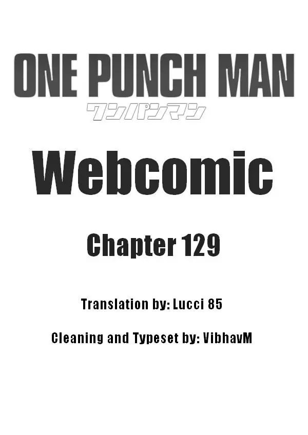 Onepunch-Man (ONE) - 129 page 1