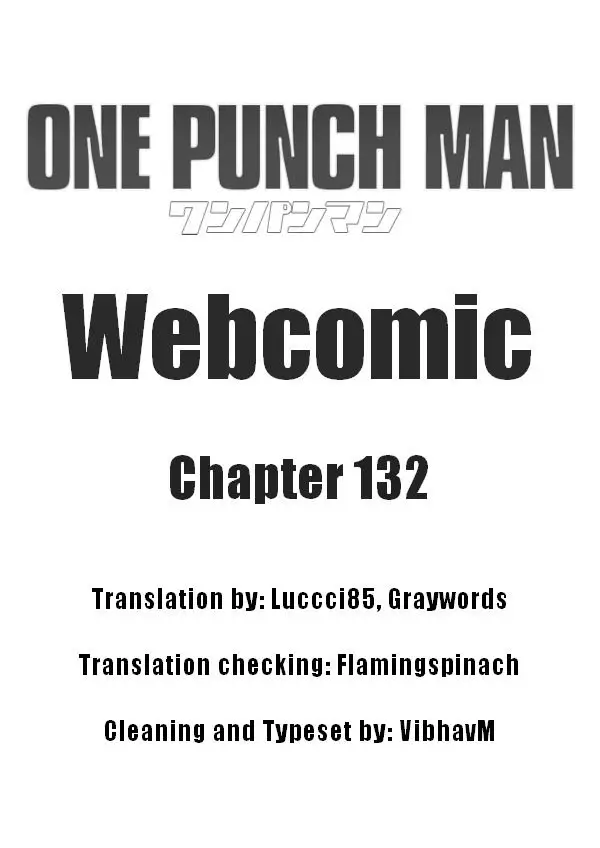 Onepunch-Man (ONE) - 132 page 1