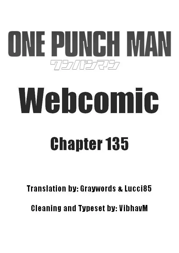 Onepunch-Man (ONE) - 135 page 1