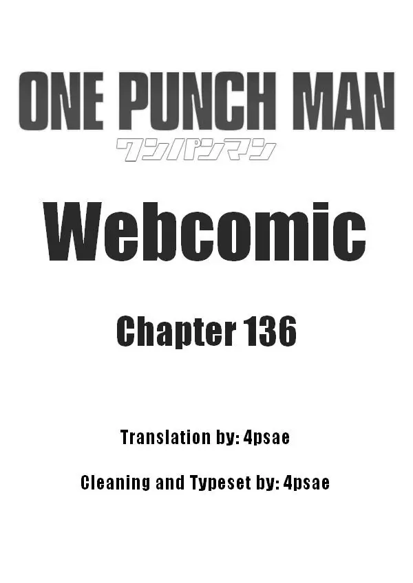 Onepunch-Man (ONE) - 136 page 1