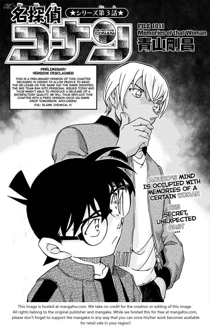 Detective Conan - 1011 page 1