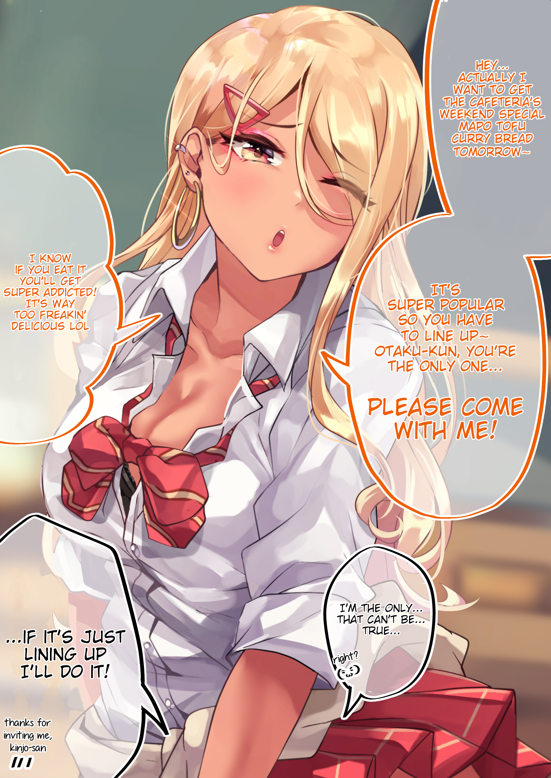 The Story Of An Otaku And A Gyaru Falling In Love - 21 page 3