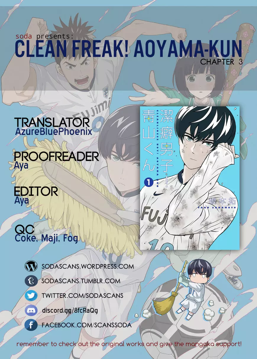 Clean Freak! Aoyama-Kun - 3 page 1