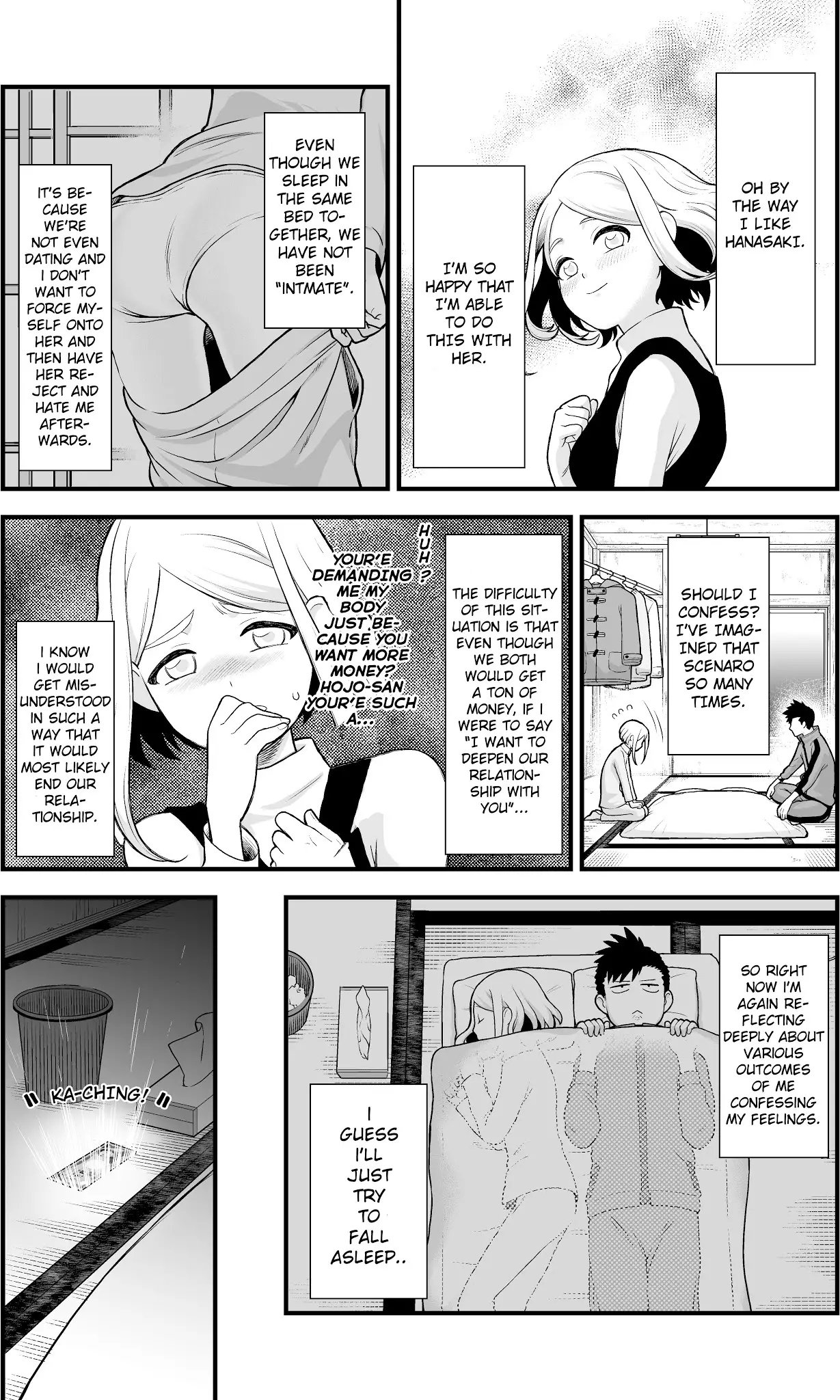 A Story About A Man And A Woman And When They Sleep Together, Money Appears Out Of Nowhere - 1 page 3