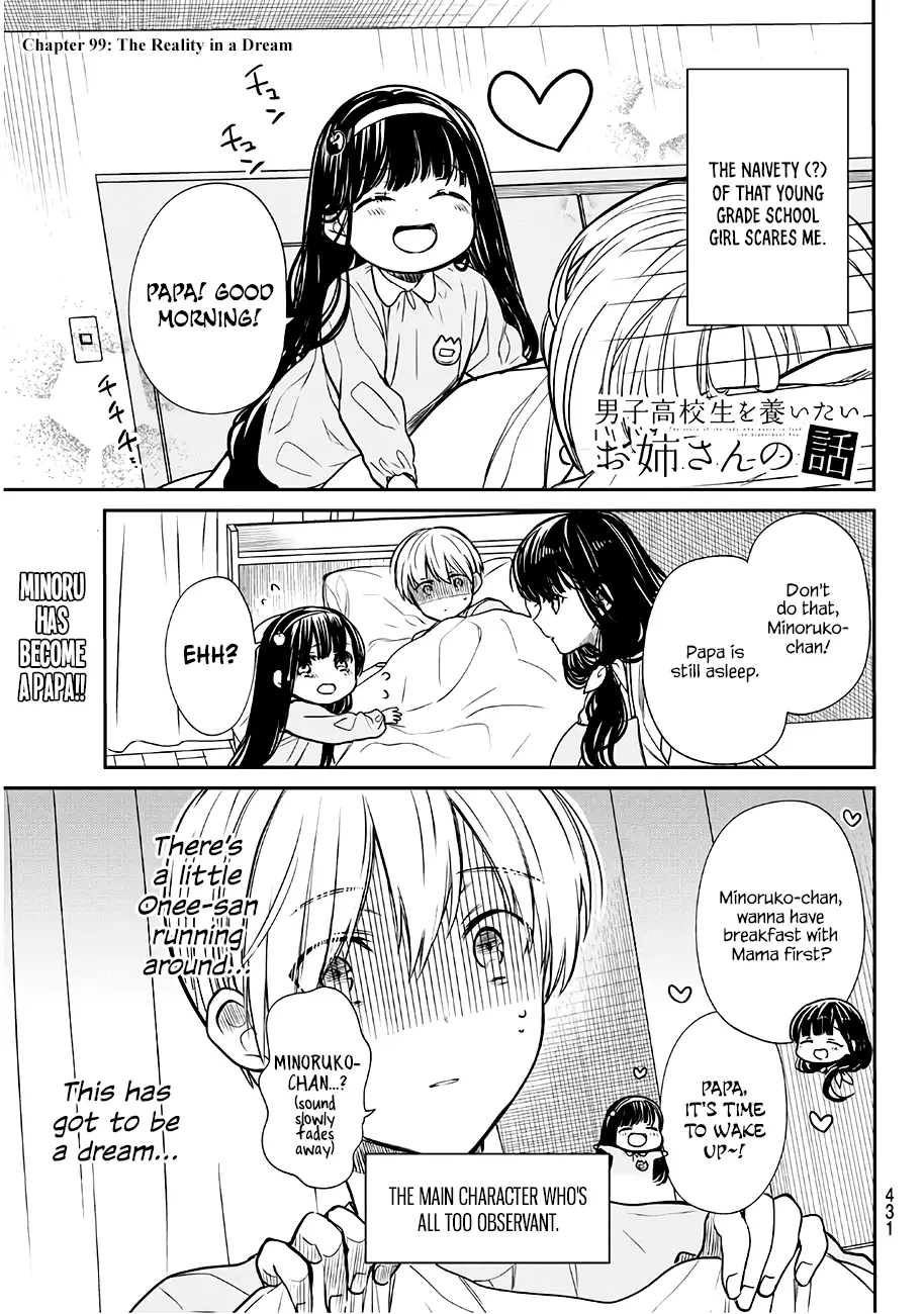 The Story Of An Onee-San Who Wants To Keep A High School Boy - 99 page 2