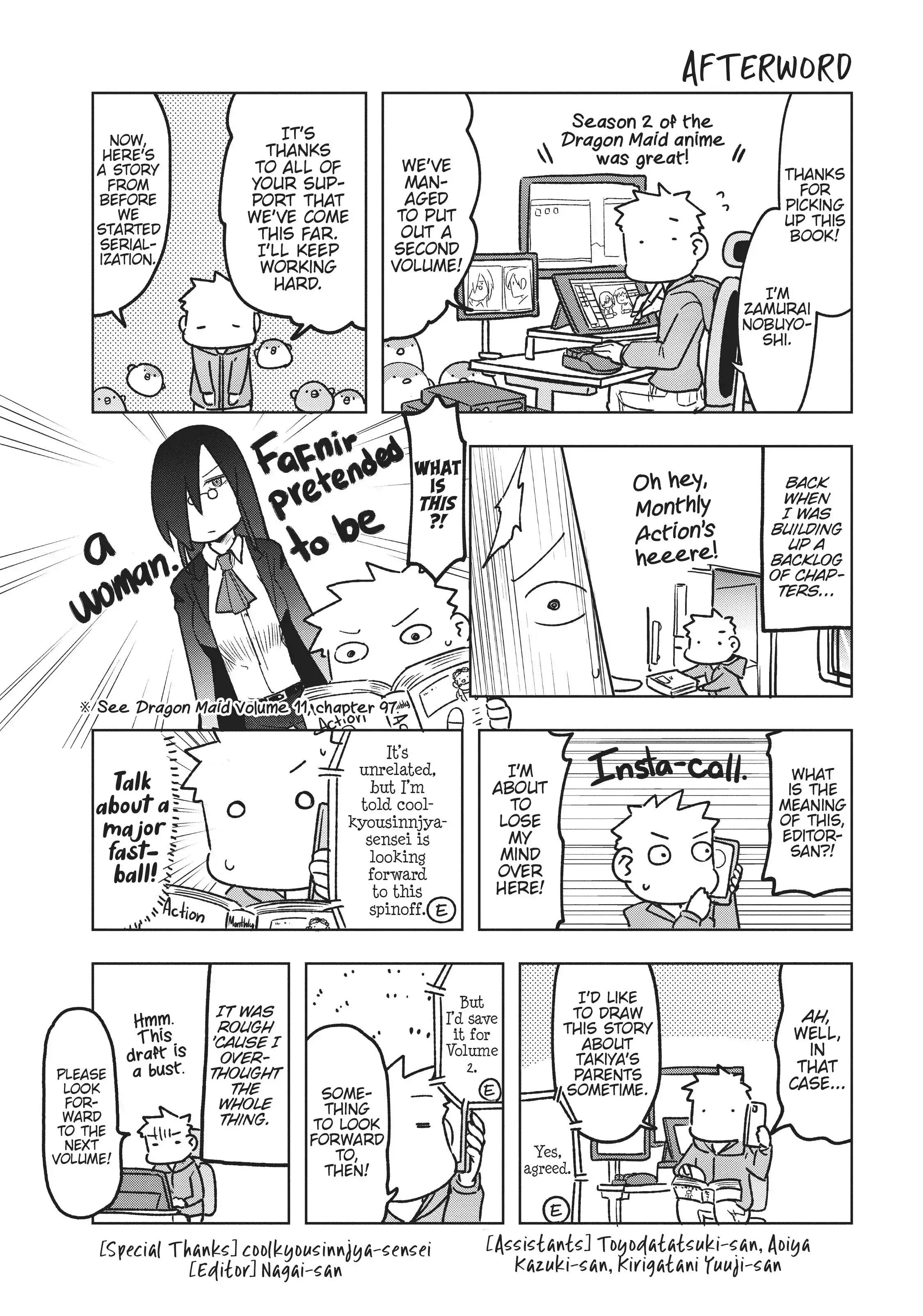 Kobayashi-San Chi No Maid Dragon: Okomorigurashi No Fafnir - 20.5 page 1-f69dfc8d