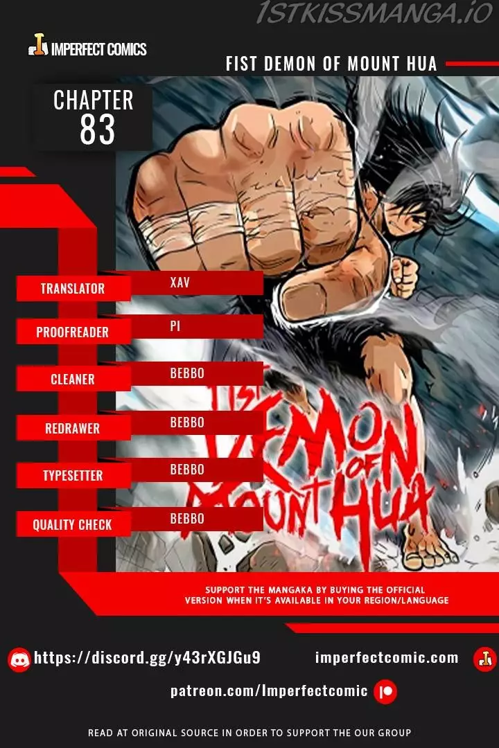 Fist Demon Of Mount Hua - 83 page 1-3c406ac6