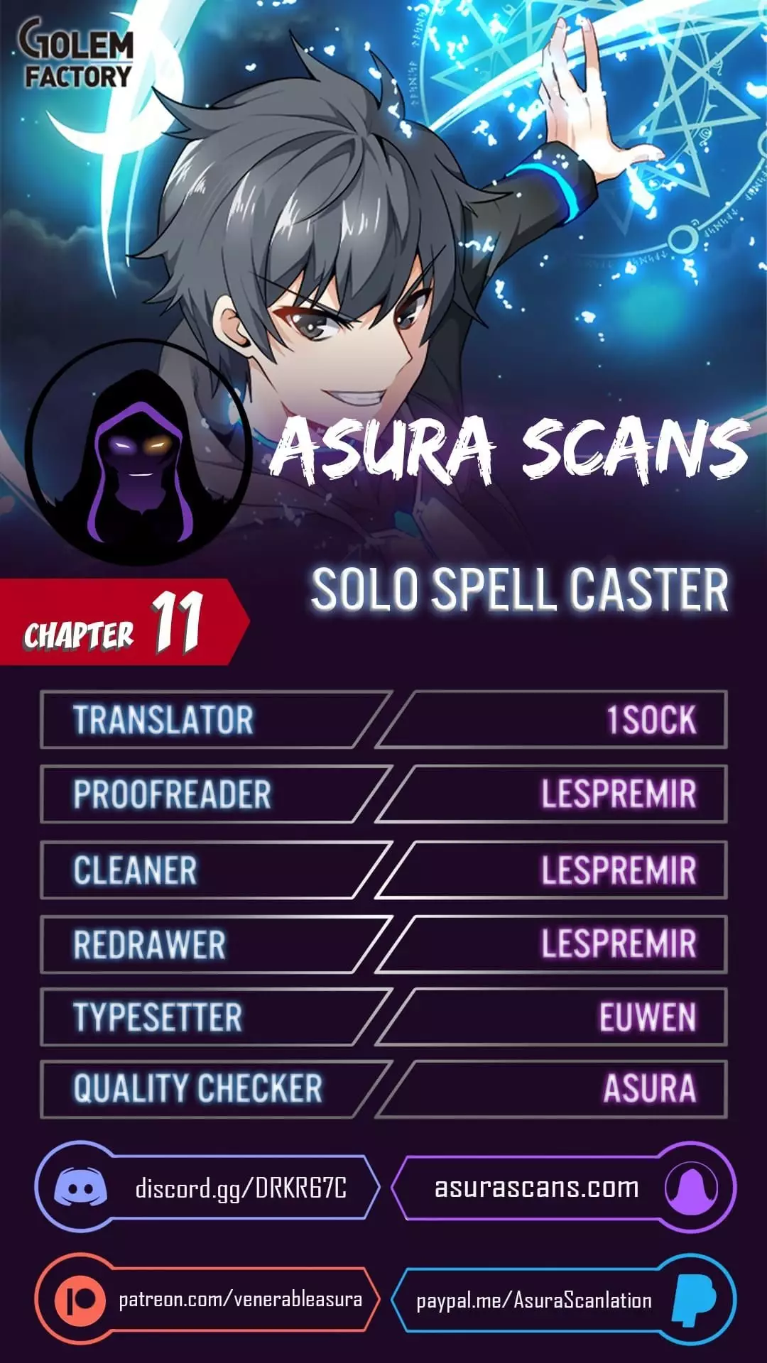Solo Spell Caster - 11 page 1