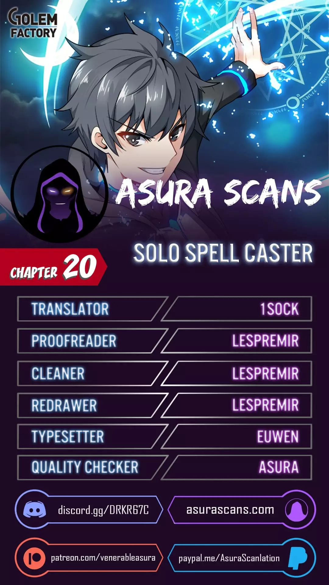 Solo Spell Caster - 20 page 1