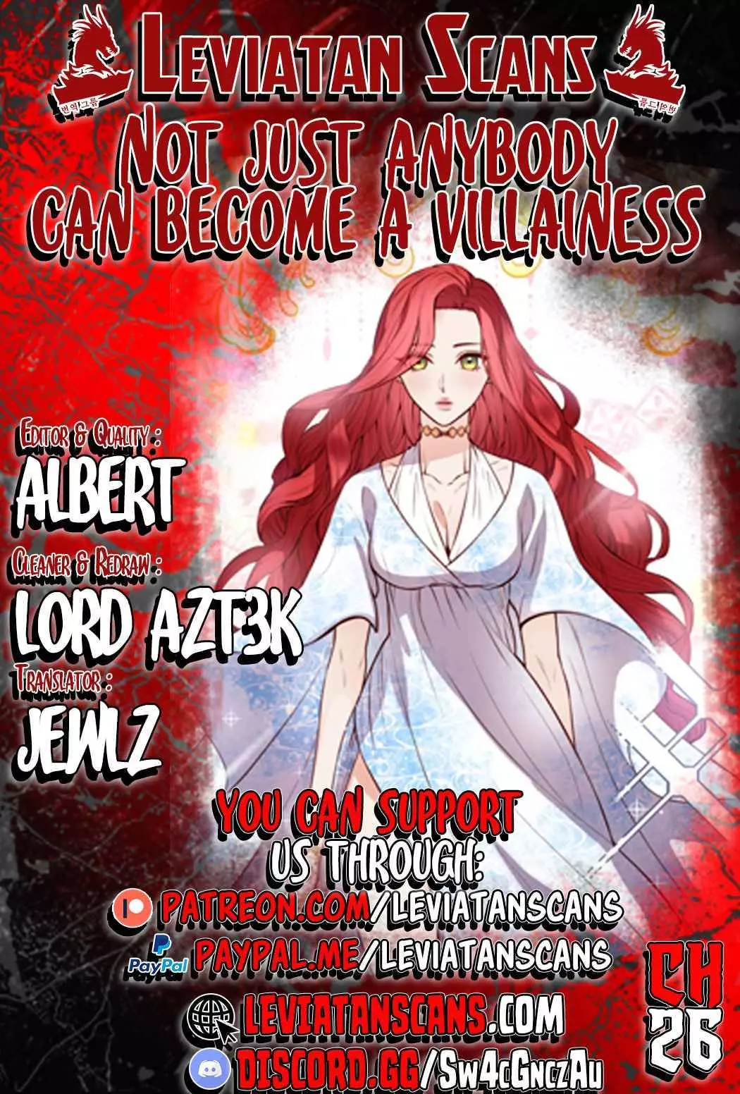 Anyone Can Become A Villainess - 26 page 1