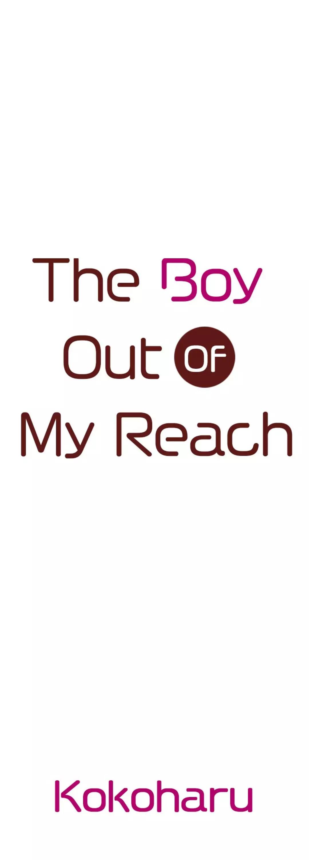The Boy Out Of My Reach - 1 page 1