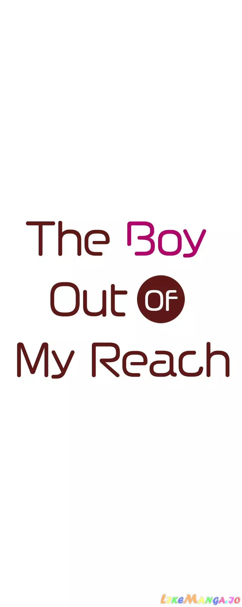 The Boy Out Of My Reach - 105 page 1-84117662