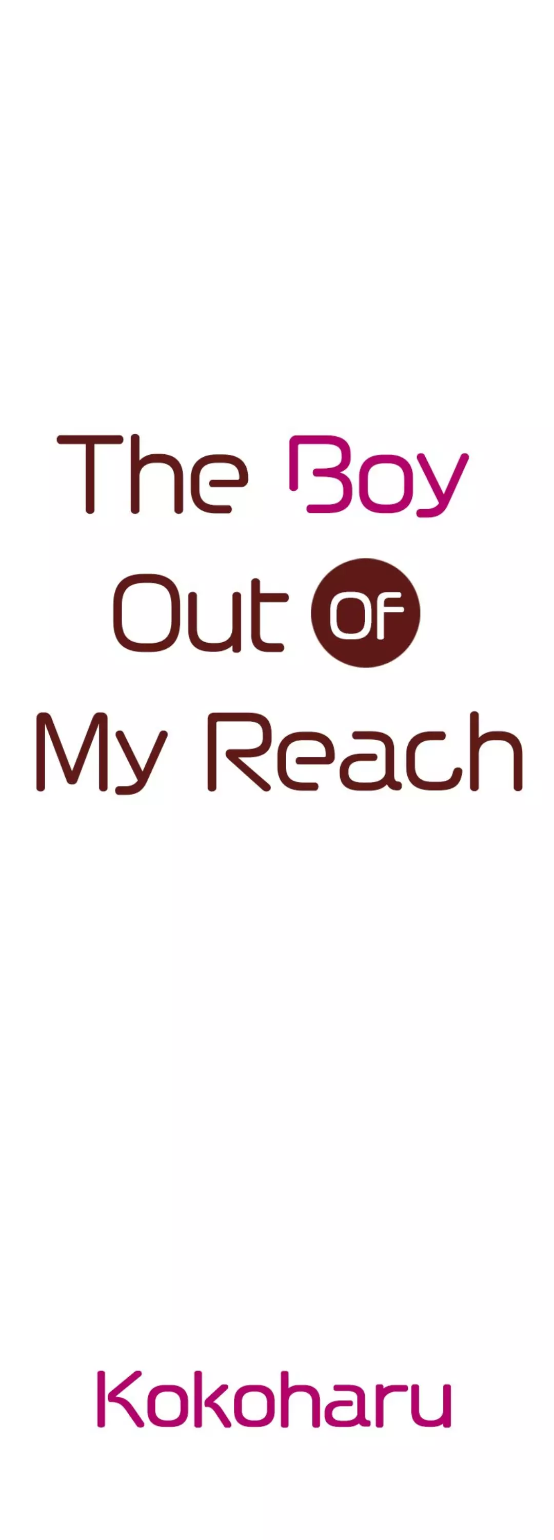 The Boy Out Of My Reach - 14 page 1