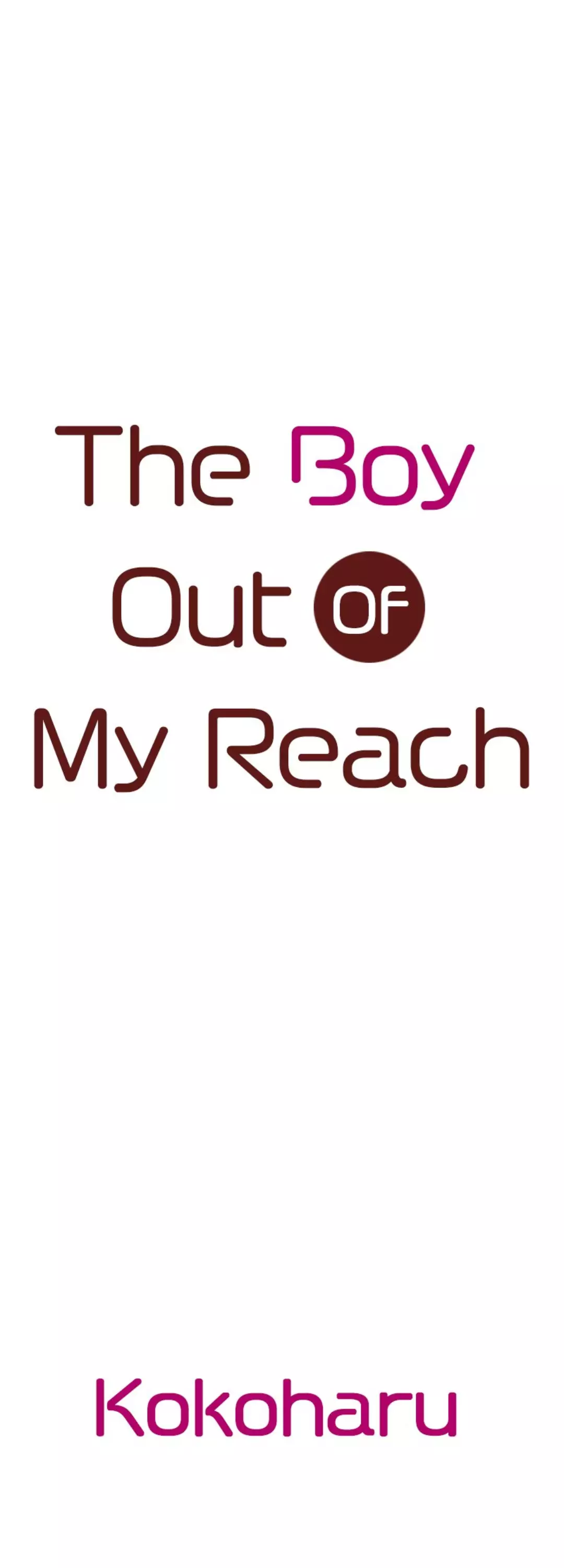 The Boy Out Of My Reach - 15 page 1