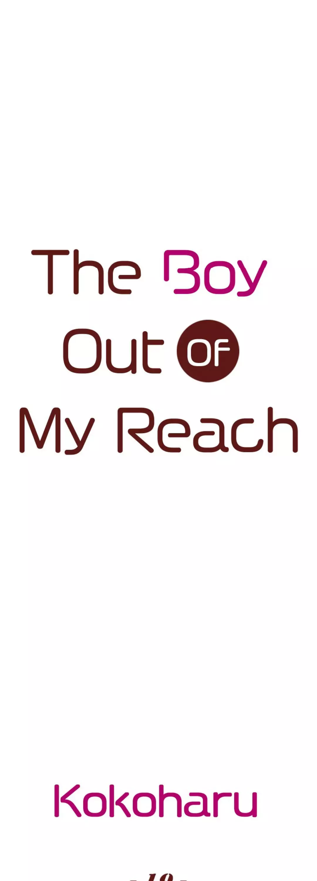 The Boy Out Of My Reach - 19 page 1