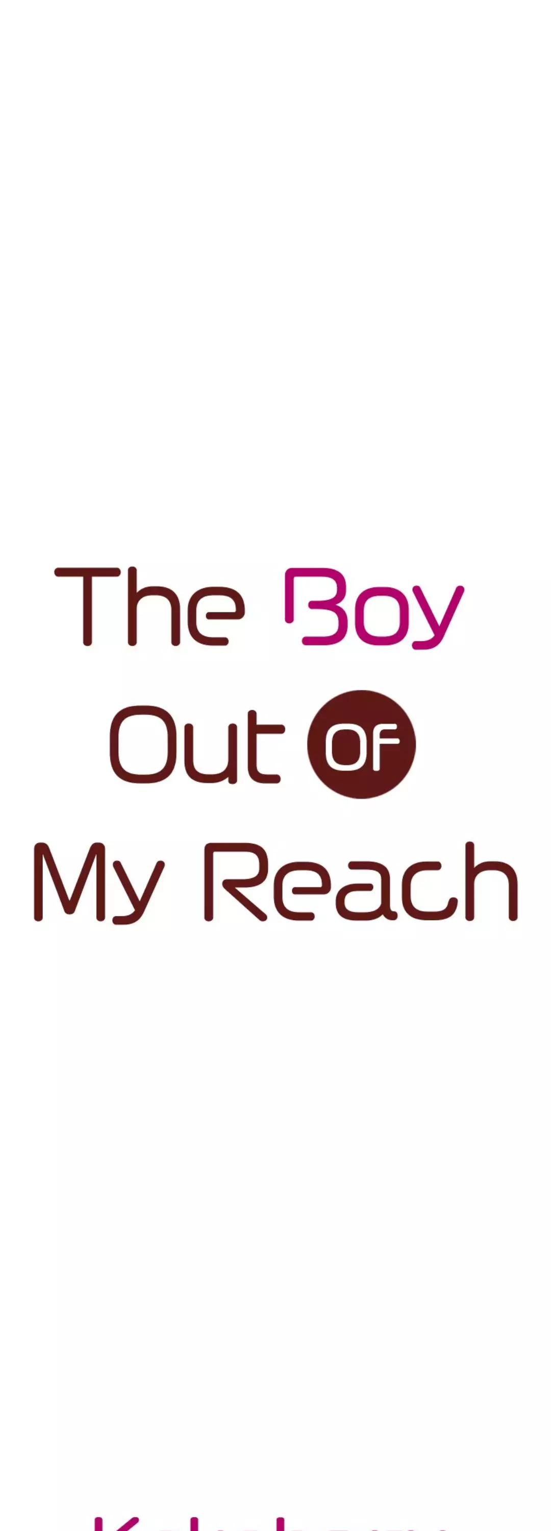 The Boy Out Of My Reach - 28 page 1