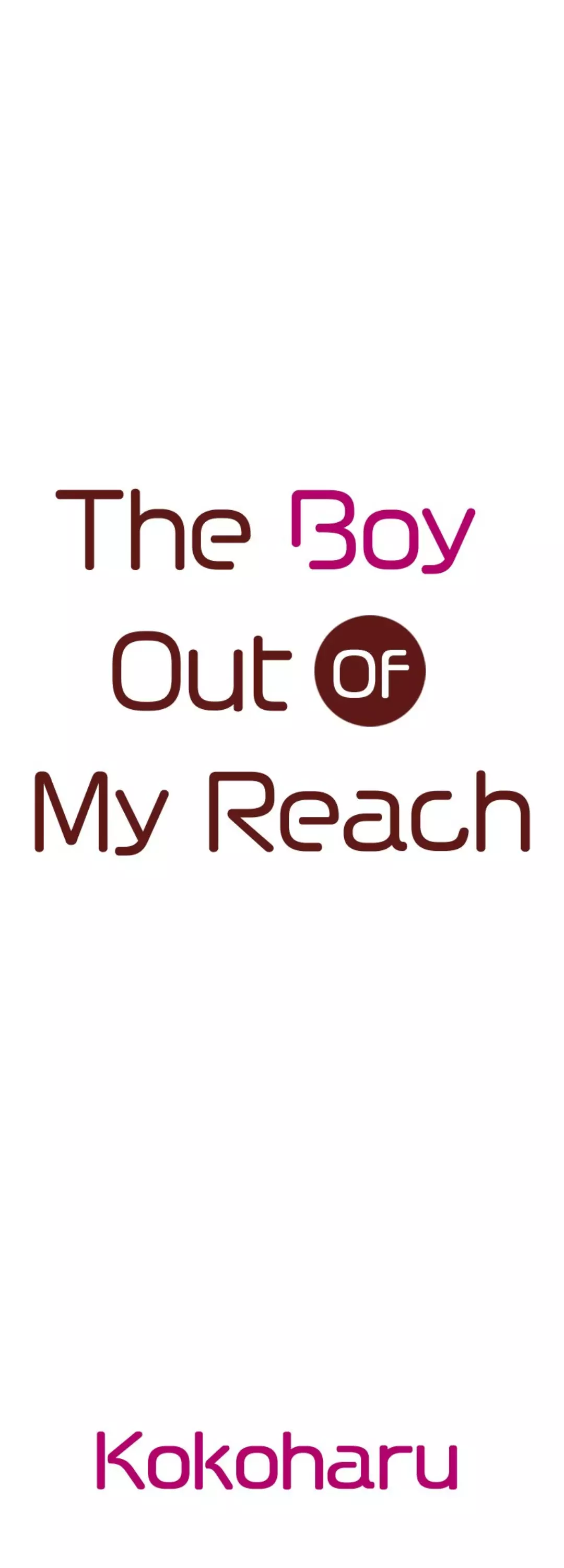 The Boy Out Of My Reach - 29 page 1