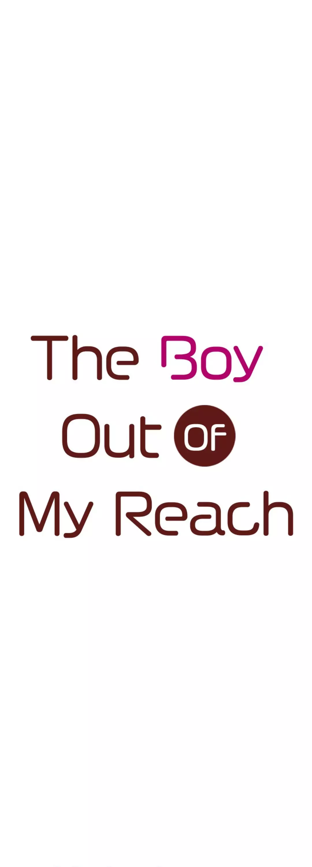 The Boy Out Of My Reach - 30 page 1