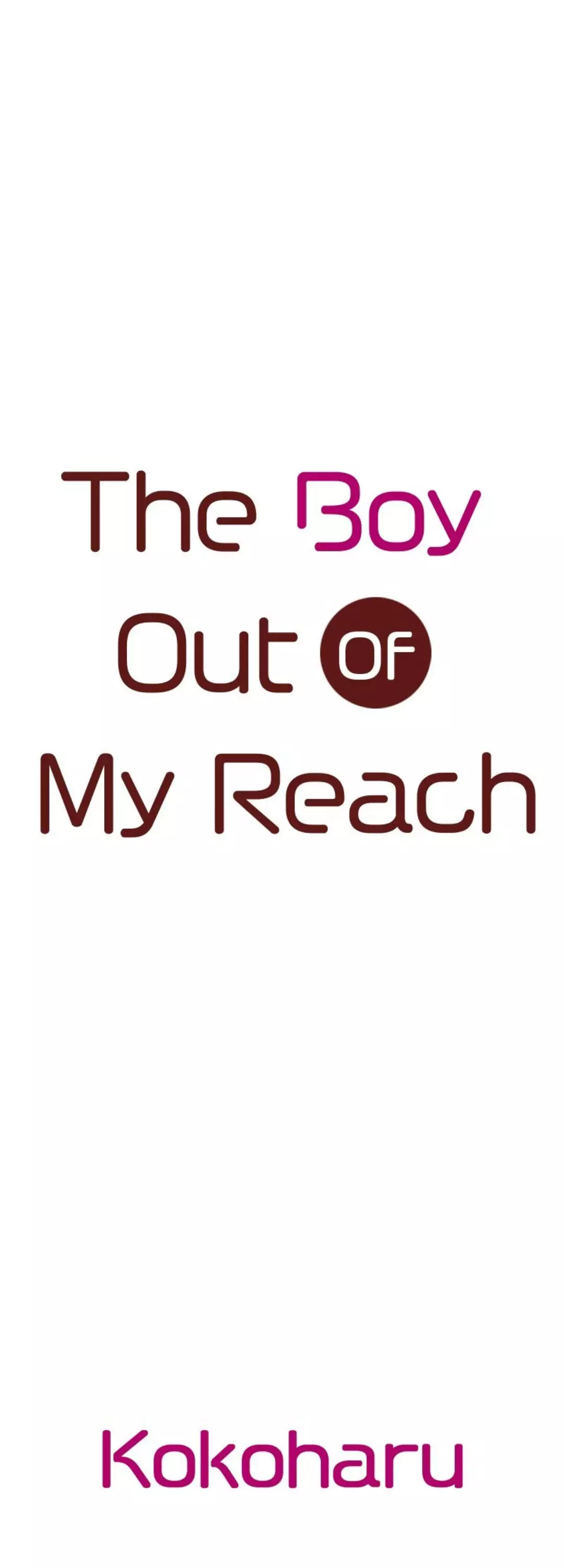 The Boy Out Of My Reach - 36 page 1