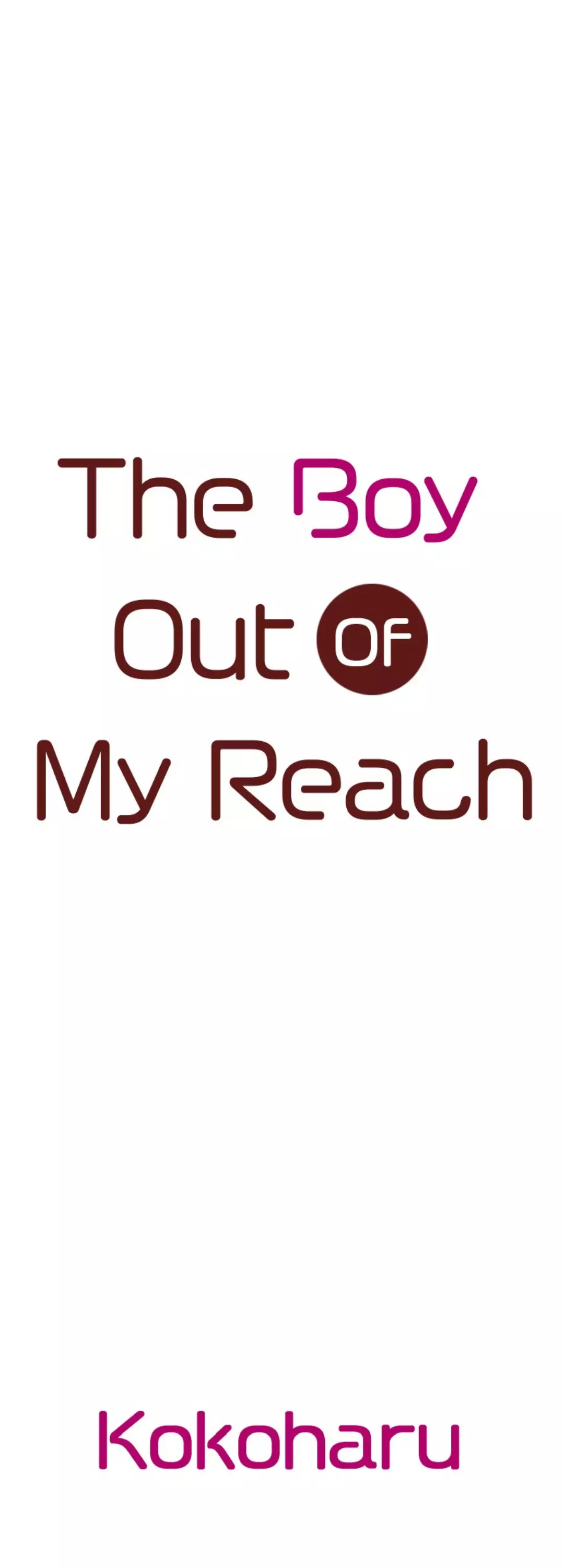 The Boy Out Of My Reach - 38 page 1