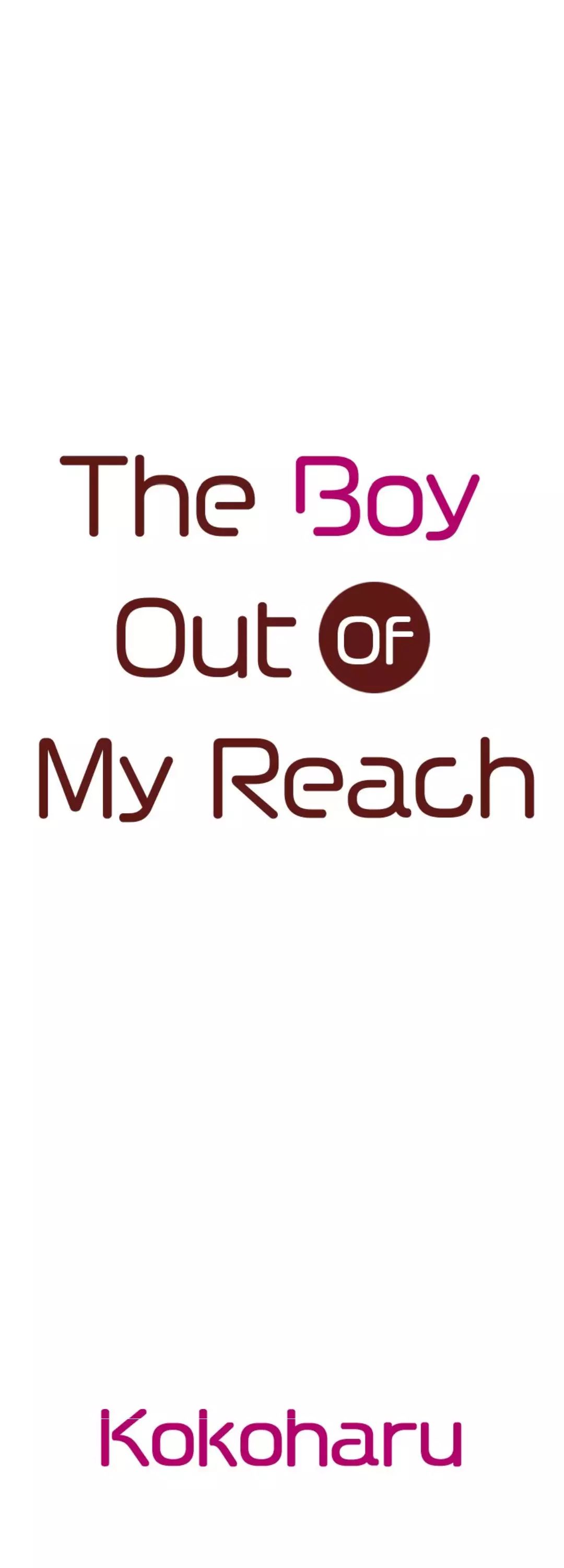 The Boy Out Of My Reach - 39 page 1