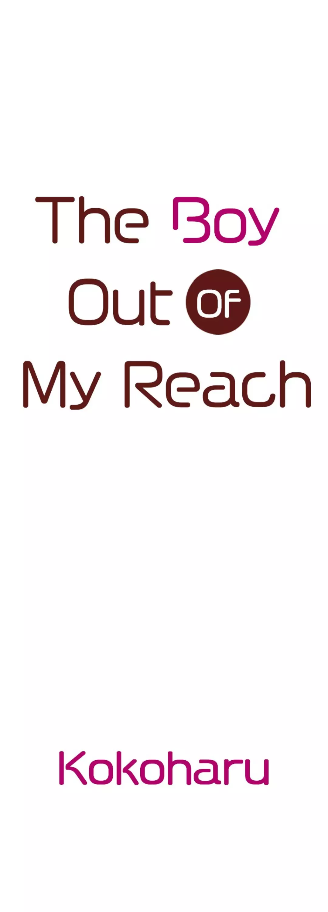 The Boy Out Of My Reach - 4 page 1