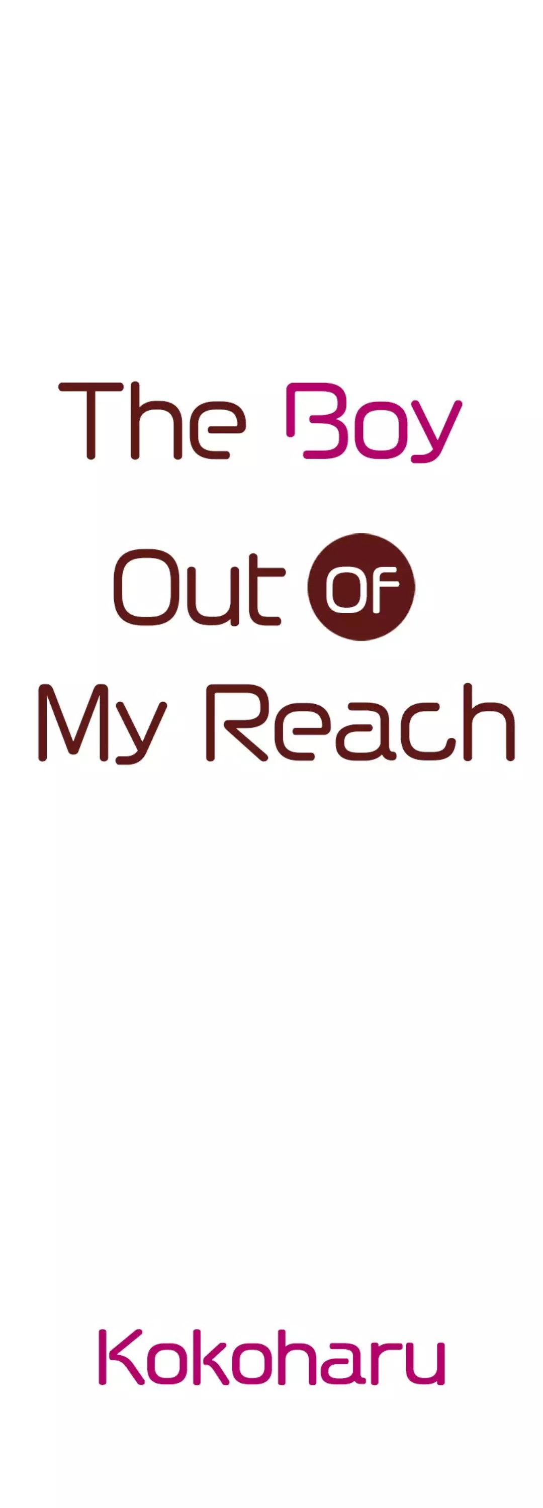 The Boy Out Of My Reach - 5 page 1
