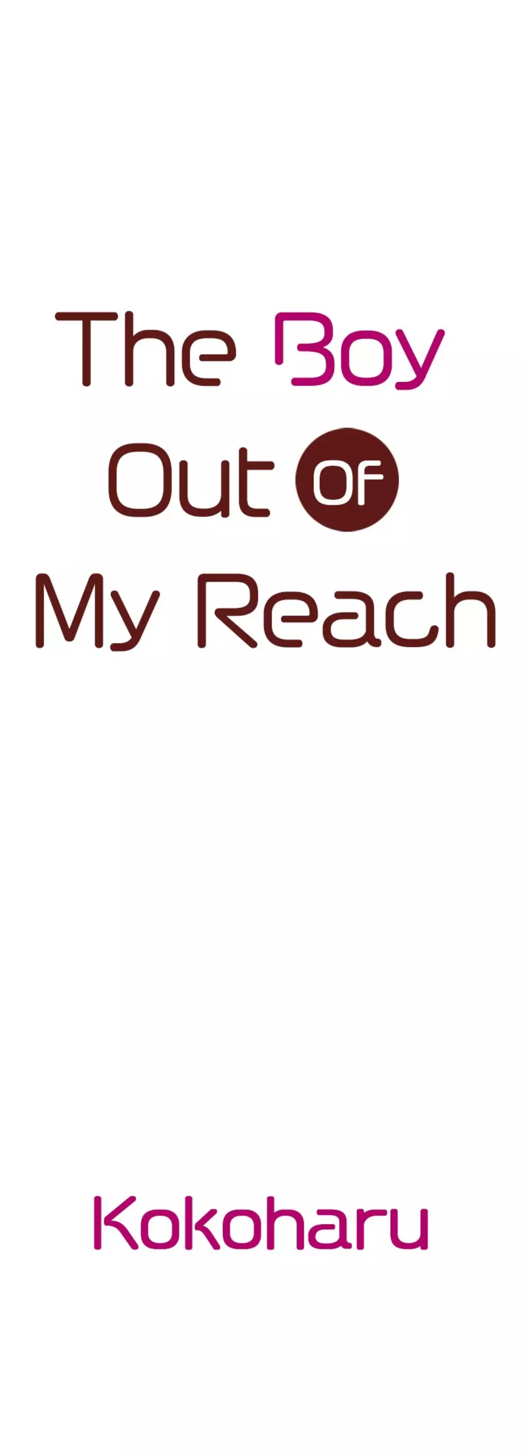 The Boy Out Of My Reach - 8 page 1