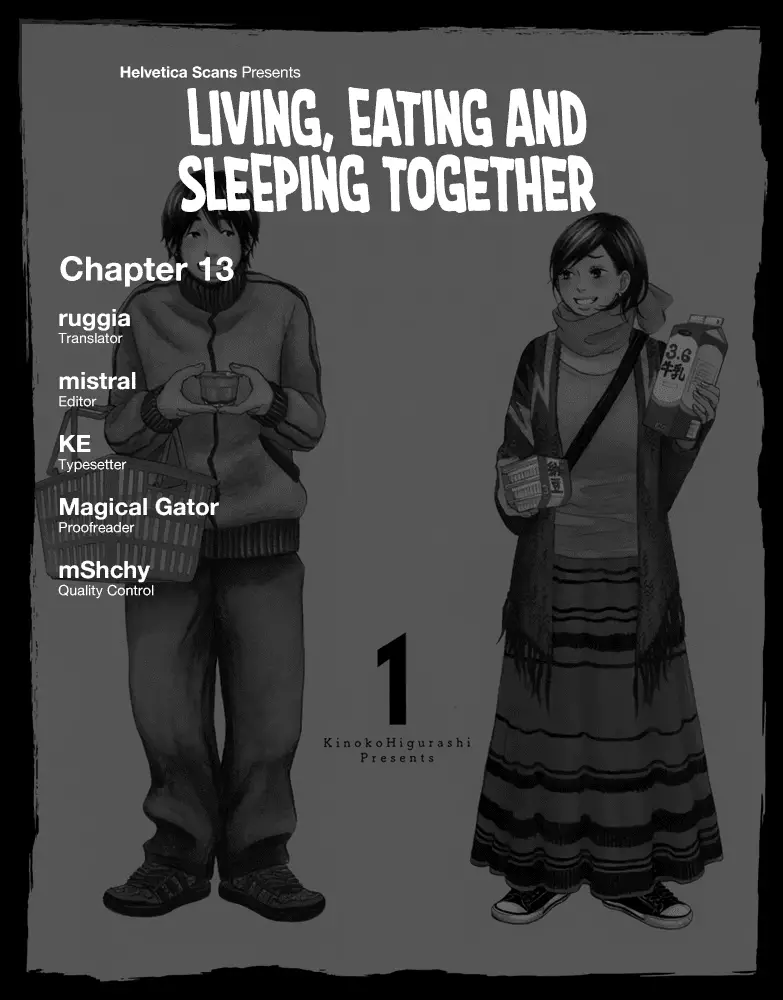 Living, Eating And Sleeping Together - 13 page 1