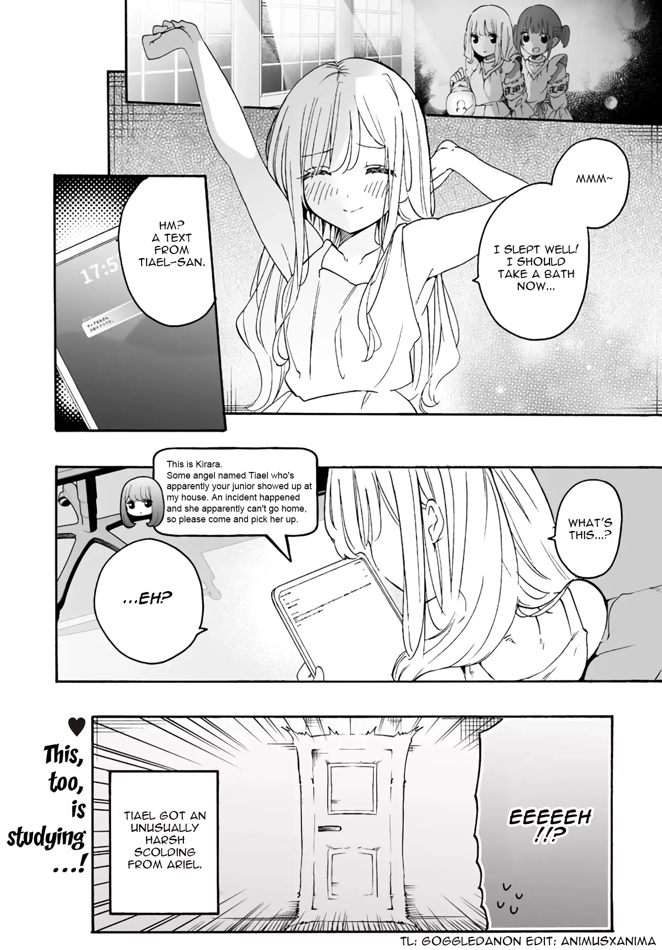 I'm An Elite Angel, But I'm Troubled By An Impregnable High School Girl - 11 page 16