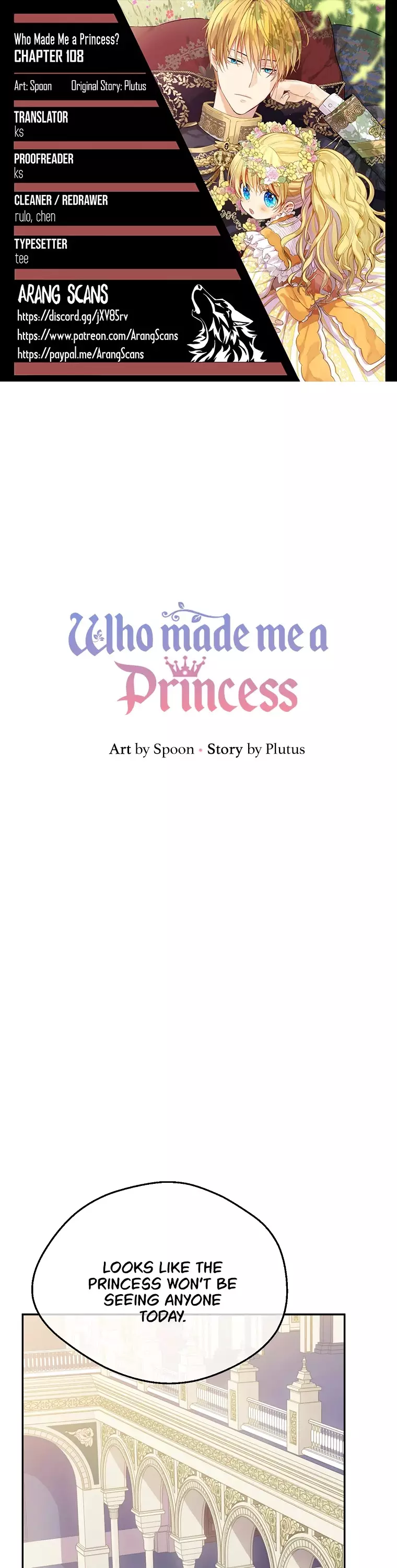 Who Made Me A Princess - 108 page 1