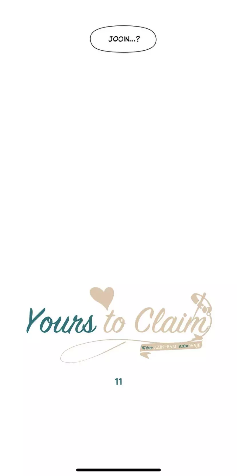 Yours To Claim - 11 page 1